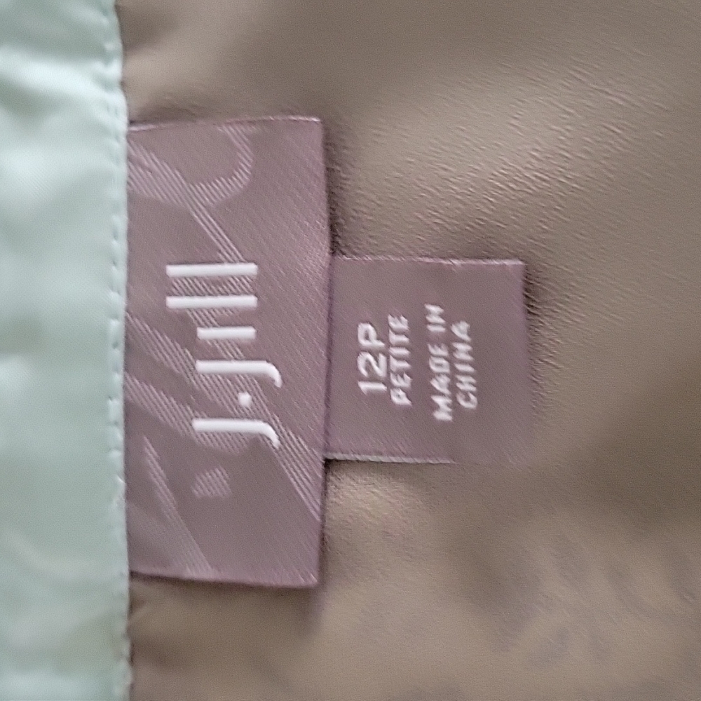 J.Jill Patchwork Silk Panel Knee Length Skirt Siz… - image 3